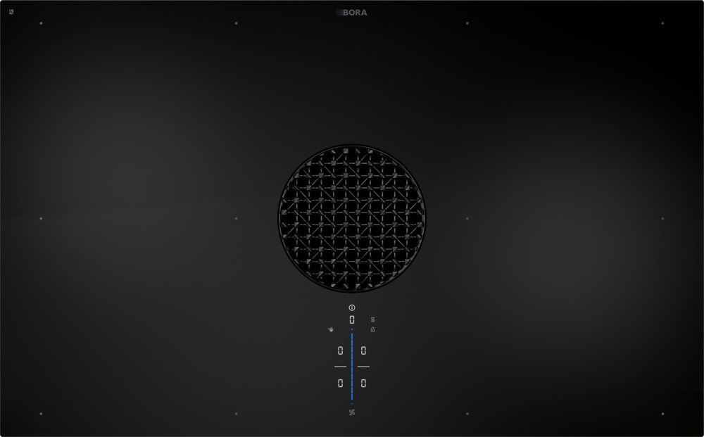 Сплошная индукционная варочная панель BORA X Pure 2 со встроенной вытяжкой / вытяжной вентиляцией. Г