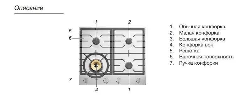 Газовая варочная панель ASKO HG1666SB