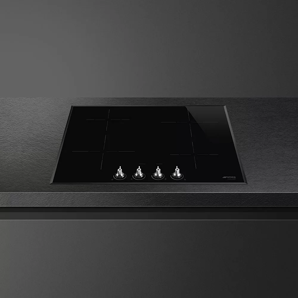 SMEG SI364B Индукционная варочная панель,60 см, скошенный край